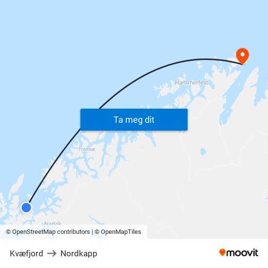 Kvæfjord to Kvæfjord map