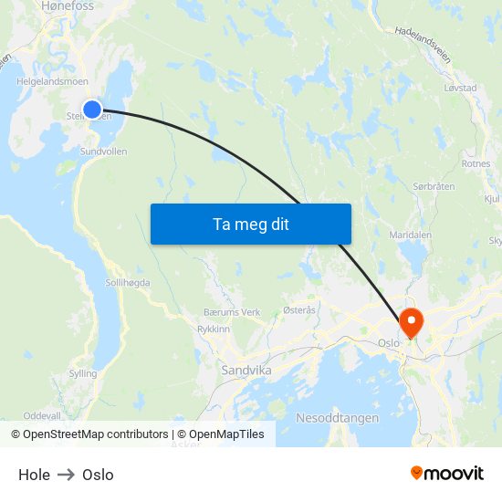 Hole to Oslo map