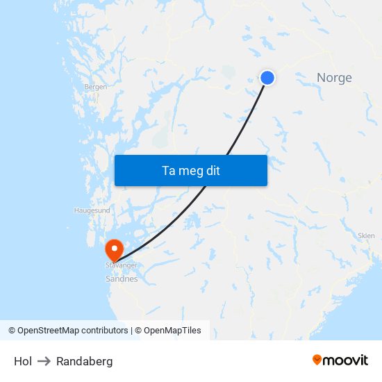 Hol to Randaberg map