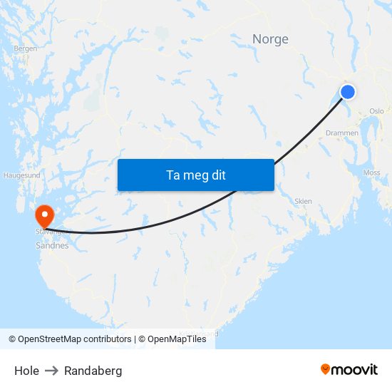 Hole to Randaberg map