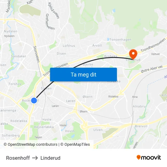 Rosenhoff to Linderud map