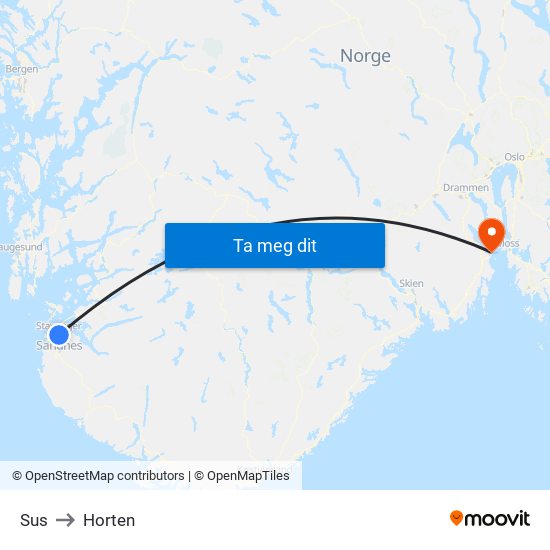 Sus to Horten map