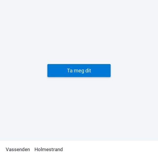 Vassenden to Holmestrand map