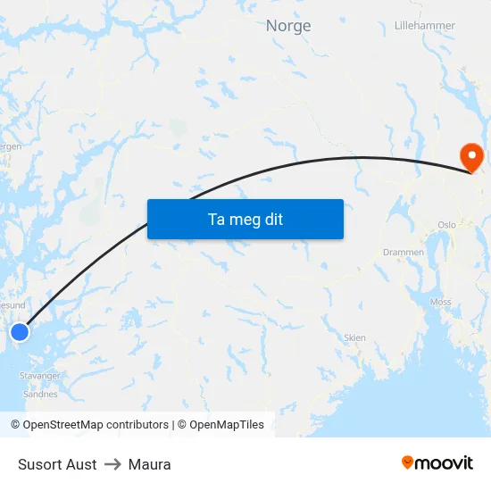 Susort Aust to Maura map