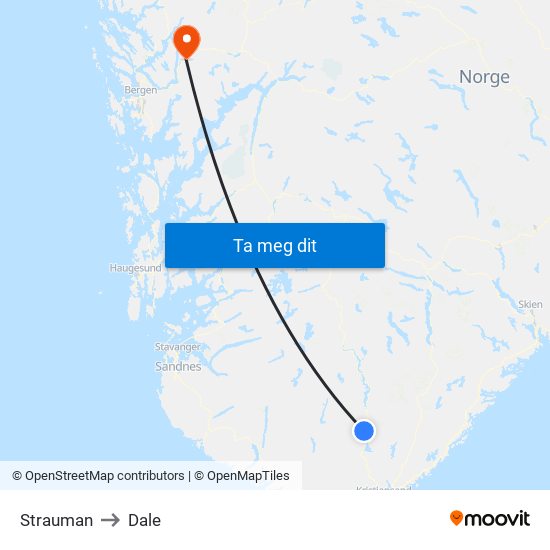 Strauman to Dale map