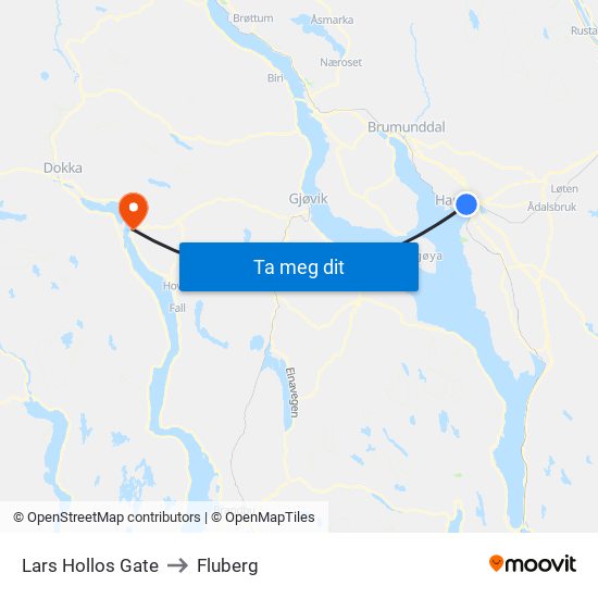 Lars Hollos Gate to Fluberg map