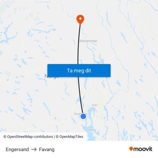 Engersand to Favang map