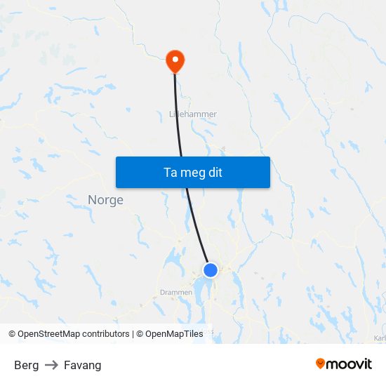Berg to Favang map