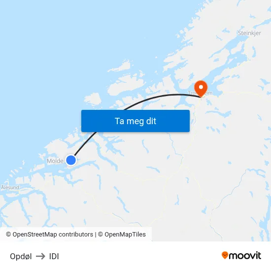 Opdøl to IDI map