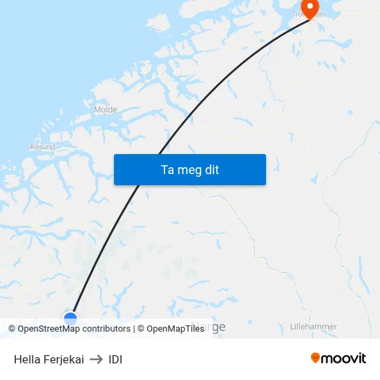 Hella Ferjekai to IDI map