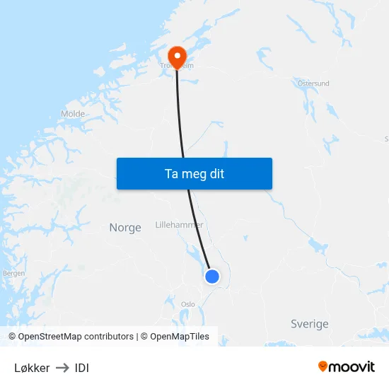 Løkker to IDI map