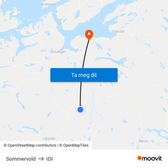 Sommervold to IDI map