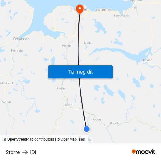 Storrø to IDI map