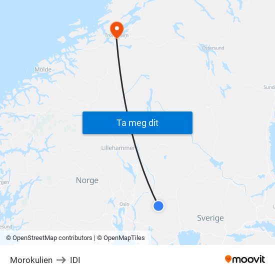Morokulien to IDI map