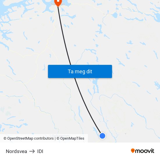 Nordsvea to IDI map
