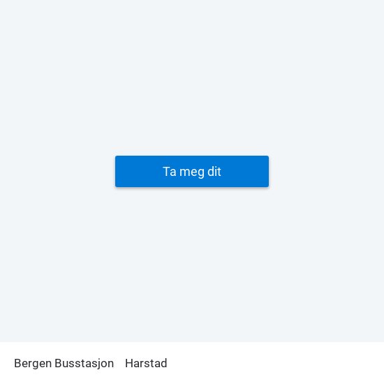 Bergen Busstasjon to Harstad map