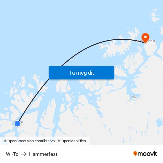 Wi-To to Hammerfest map