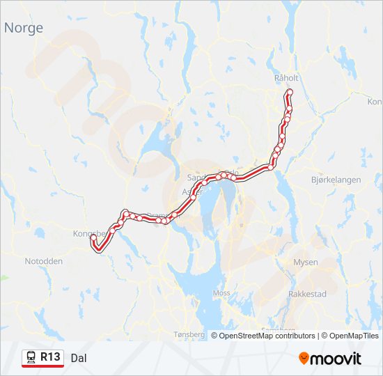 R13  Line Map