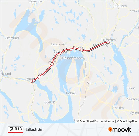 R13  Line Map