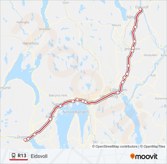 R13  Line Map