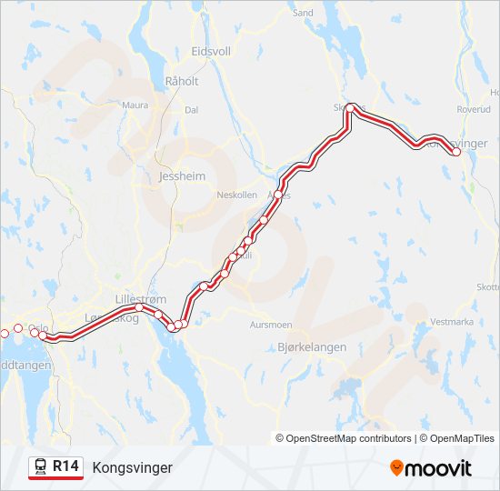R14  Line Map