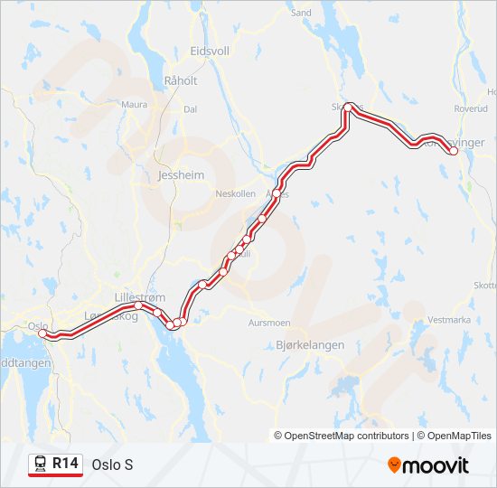R14  Line Map