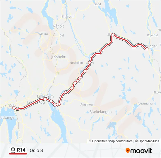 R14  Line Map