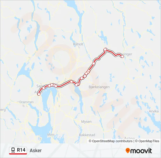 R14  Line Map