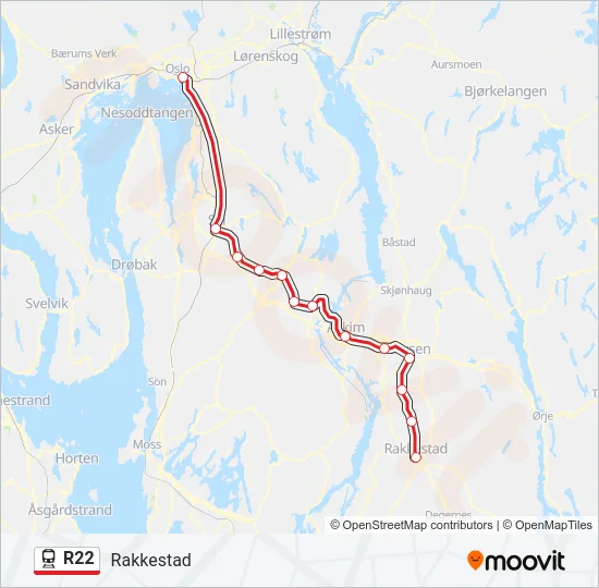 R22  Line Map