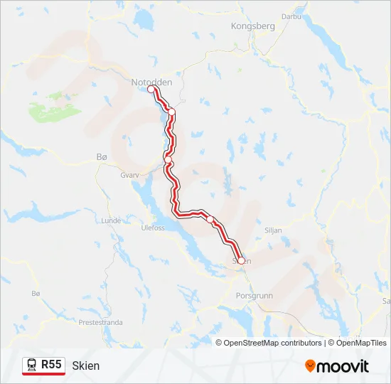 R55  Line Map