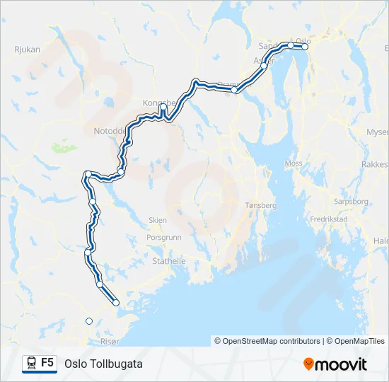 F5 Train Line Map