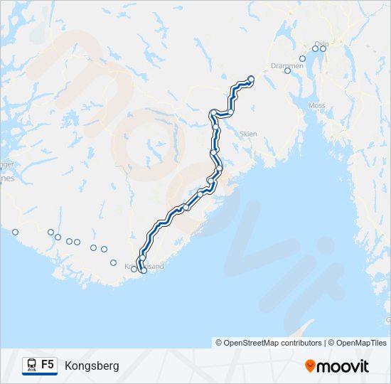 F5 Train Line Map