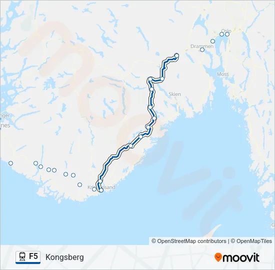 F5 Train Line Map