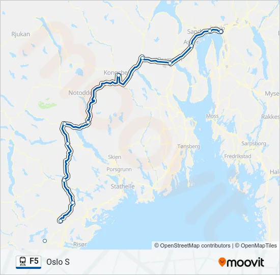 F5 Train Line Map