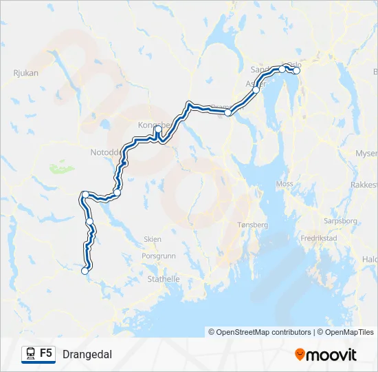 F5 Train Line Map