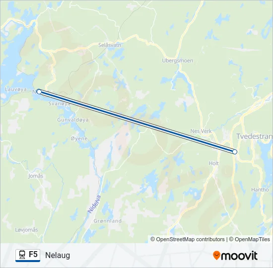 F5 Train Line Map