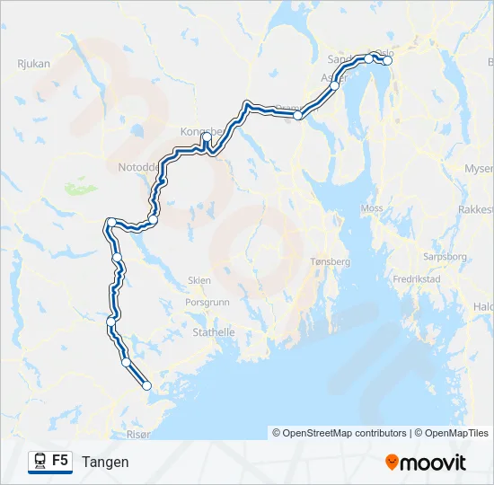 F5 Train Line Map
