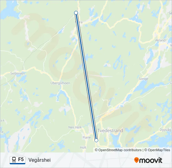 F5 Train Line Map