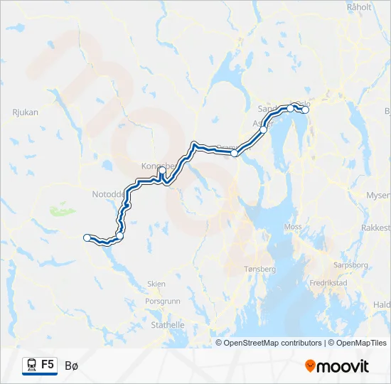 F5 Train Line Map