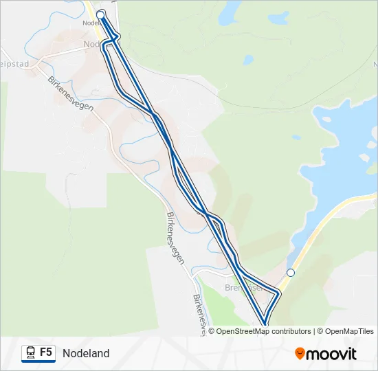 F5 Train Line Map