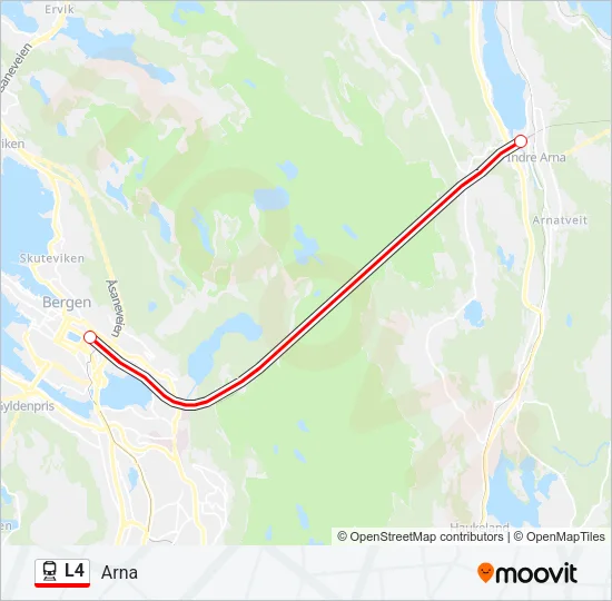 L4 Train Line Map