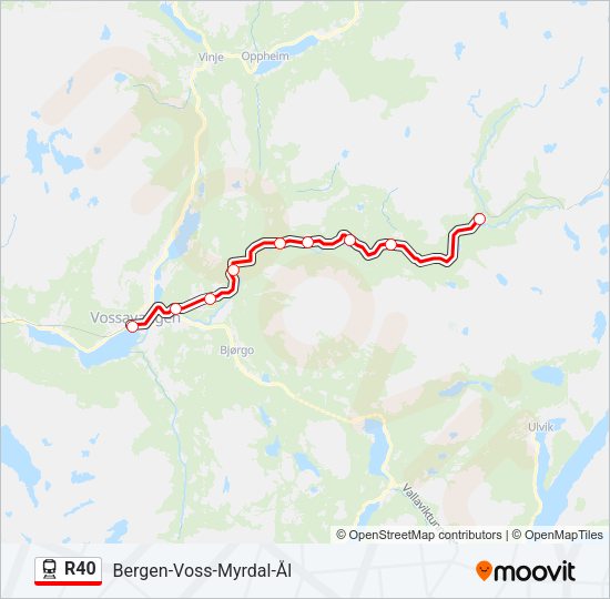 R40  Line Map