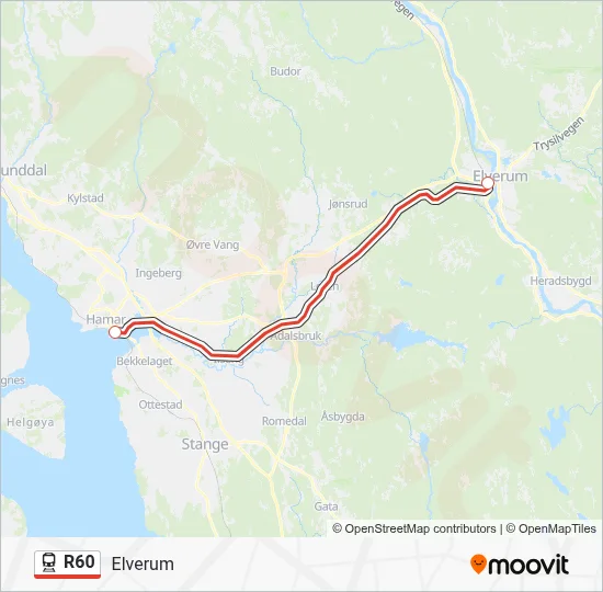 R60 Train Line Map