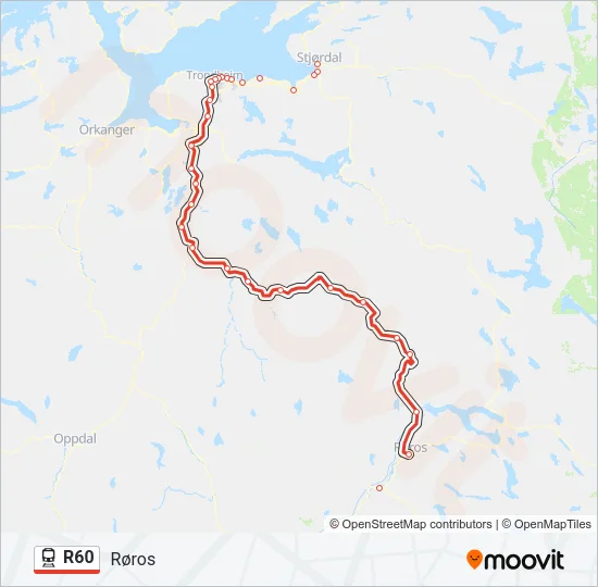 R60 Train Line Map
