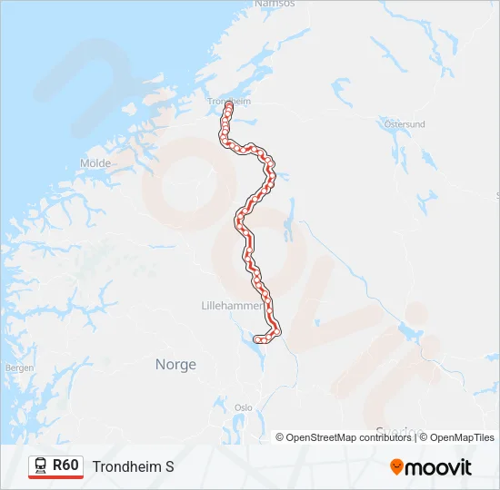 R60 Train Line Map