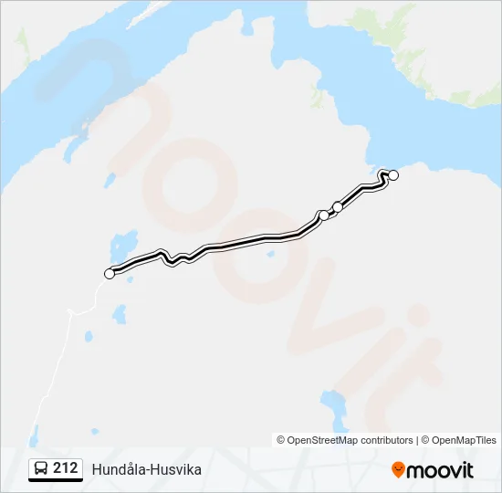 212 Bus Line Map