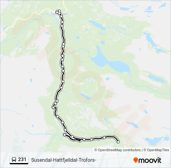 231 Bus Line Map