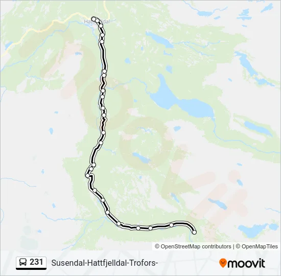231 Bus Line Map