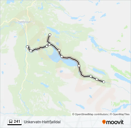 241 Bus Line Map