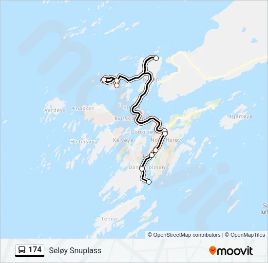 174 Bus Line Map
